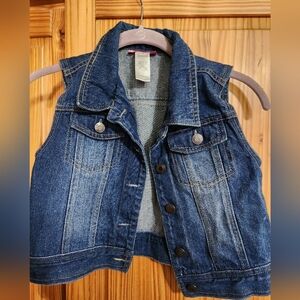 Girls swak jean vest